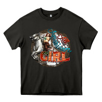 Asphalt All American Girl Heavy Core Tee - FaDigitalArtStudio