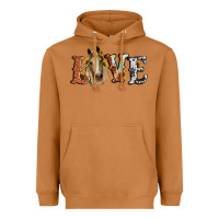 Meerkat love horse sunflower Heavyweight Hoodie - RanaPortraitStore