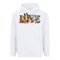 White love horse sunflower Heavyweight Hoodie - RanaPortraitStore