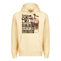 Pina Colada iced coffee because my sarcasm needs to stay hydrated Premium Hoodie - BarkalooDesign