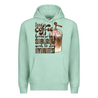 Seafoam iced coffee because my sarcasm needs to stay hydrated Premium Hoodie - BarkalooDesign