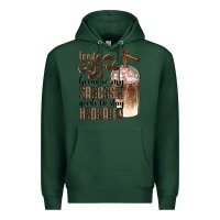 Sports Green iced coffee because my sarcasm needs to stay hydrated Premium Hoodie - BarkalooDesign