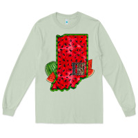 Matcha indiana watermelon Long Sleeve Tee - RacoonDesign