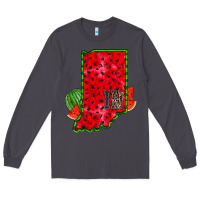 Smoke indiana watermelon Long Sleeve Tee - RacoonDesign