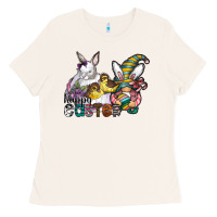 Bone Happy Easter Ladies Tee - CowhideDigitalArt