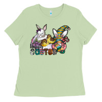 Matcha Happy Easter Ladies Tee - CowhideDigitalArt