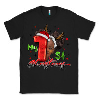 Black my first christmas african girl Classic Tee - BarkalooDesign