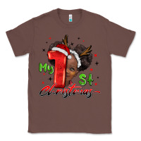 Chestnut my first christmas african girl Classic Tee - BarkalooDesign