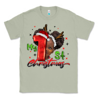 Matcha my first christmas african girl Classic Tee - BarkalooDesign