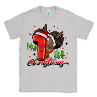 Moon Dust my first christmas african girl Classic Tee - BarkalooDesign