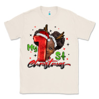 Natural my first christmas african girl Classic Tee - BarkalooDesign