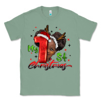 Sage my first christmas african girl Classic Tee - BarkalooDesign