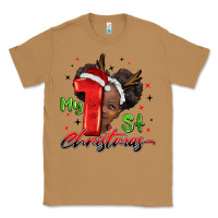 Toasted Coconut my first christmas african girl Classic Tee - BarkalooDesign