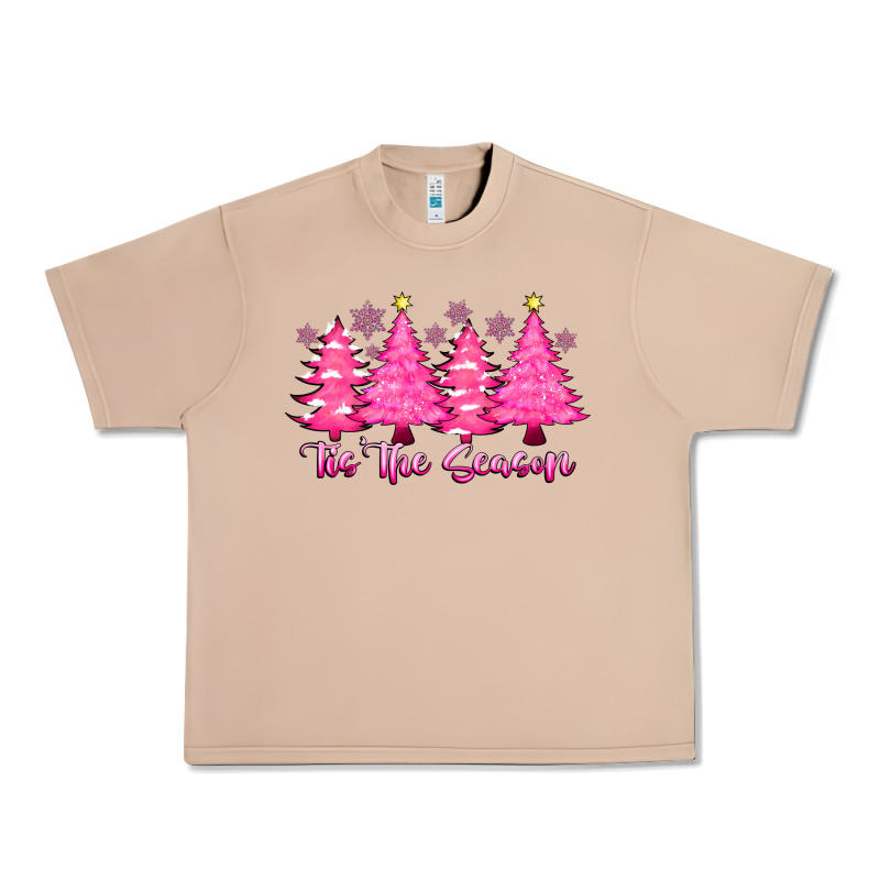 Tis The Season Pink Trees Urban Heavy Tee by CowhideDigitalArt | Teevron