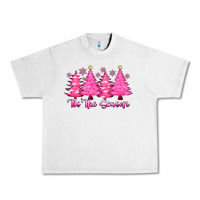 Lunar Rock Tis the Season Pink Trees Urban Heavy Tee - CowhideDigitalArt