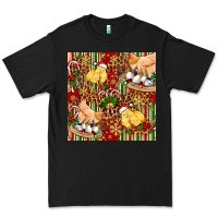 Black christmas chicken Premium Tee - FaDigitalArtStudio