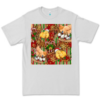 Dove Grey christmas chicken Premium Tee - FaDigitalArtStudio