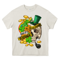Cream when you are dead inside but its st.patricks Heavy Core Tee - FaDigitalArtStudio