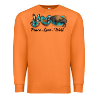 Carrot peace love west bison Premium Sweatshirt - RanaPortraitStore