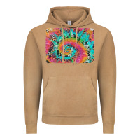 Vintage Camel tie dye leopard cowhide glitter background Vintage Hoodie - Artiststas