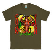 Army Green Crawfish season Classic Tee - FaDigitalArtStudio