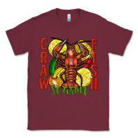 Burgundy Crawfish season Classic Tee - FaDigitalArtStudio