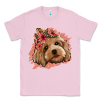 Bubblegum Pink cockapoo floral pink glitter Classic Tee - Jasminsmagicworld