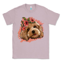 Lilac cockapoo floral pink glitter Classic Tee - Jasminsmagicworld