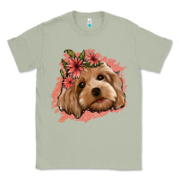 Matcha cockapoo floral pink glitter Classic Tee - Jasminsmagicworld
