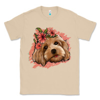 Mushroom cockapoo floral pink glitter Classic Tee - Jasminsmagicworld
