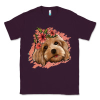 Plum cockapoo floral pink glitter Classic Tee - Jasminsmagicworld