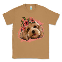 Toasted Coconut cockapoo floral pink glitter Classic Tee - Jasminsmagicworld