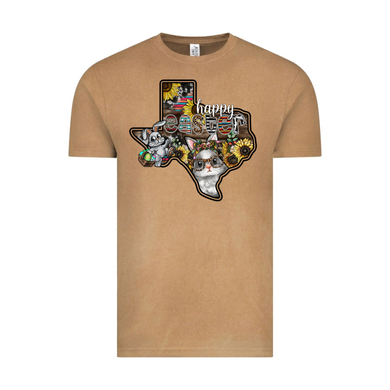 Happy Easter Texas Vintage Tee by CowhideDigitalArt | Teevron