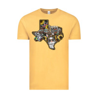 Vintage Mustard Happy Easter Texas Vintage Tee - CowhideDigitalArt