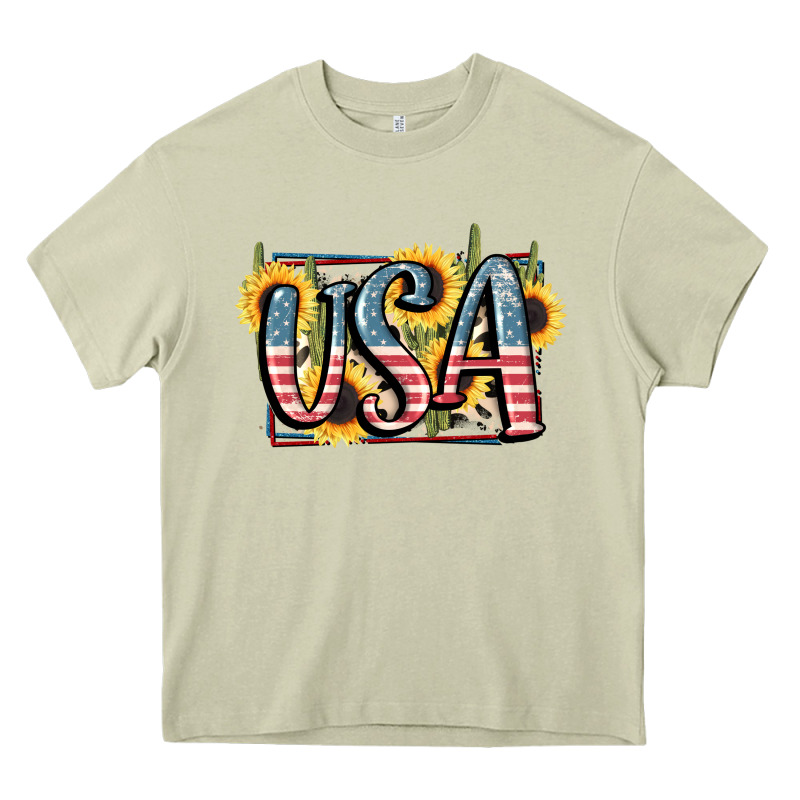 Usa 4th Of July Heavy Core Tee by FaDigitalArtStudio | Teevron
