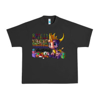 Pigment Black real dragon through christmas Urban Heavy Tee - CowhideDigitalArt