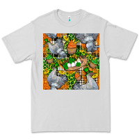 Dove Grey St. Patricks Chicken With Cupcake Leopard Premium Tee - FaDigitalArtStudio