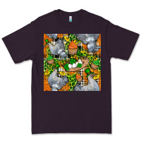 Plum St. Patricks Chicken With Cupcake Leopard Premium Tee - FaDigitalArtStudio