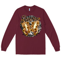 Burgundy dreamer butterfly Long Sleeve Tee - RacoonDesign