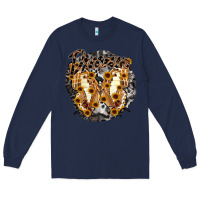 Navy dreamer butterfly Long Sleeve Tee - RacoonDesign