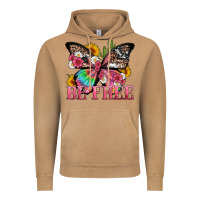 Vintage Camel be free with butterfly and cactus flowers Vintage Hoodie - Artiststas