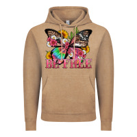 Vintage Coffee be free with butterfly and cactus flowers Vintage Hoodie - Artiststas