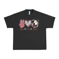Pigment Black Peace Love Pitties Urban Heavy Tee - Jasminsmagicworld