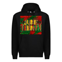 Black juneteenth 1865 tumbler Premium Hoodie - BarkalooDesign