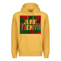 Mustard juneteenth 1865 tumbler Premium Hoodie - BarkalooDesign