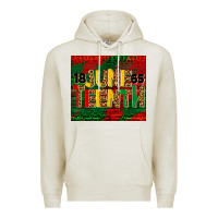 Oatmeal Heather juneteenth 1865 tumbler Premium Hoodie - BarkalooDesign