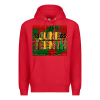 Red juneteenth 1865 tumbler Premium Hoodie - BarkalooDesign