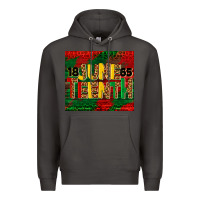 Smoke juneteenth 1865 tumbler Premium Hoodie - BarkalooDesign