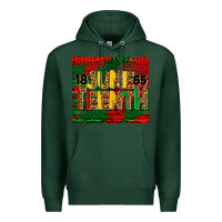 Sports Green juneteenth 1865 tumbler Premium Hoodie - BarkalooDesign