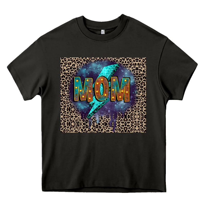 Leopard Mom Heavy Core Tee by FaDigitalArtStudio | Teevron